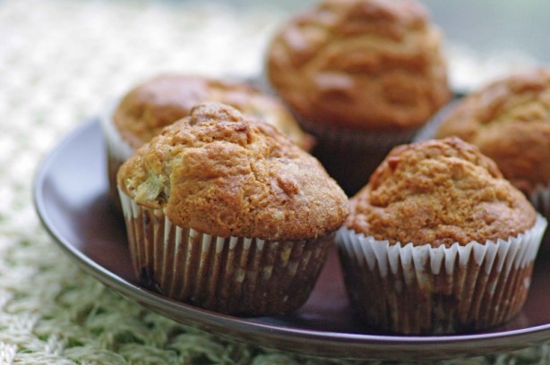 Sour Cream Rhubarb Muffins Recipe Food sour-cream-rhubarb-muffins-recipe-food