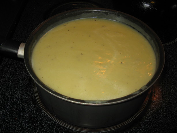 Potato, Leek and Onion Soup with Garlic Cheese Toasts