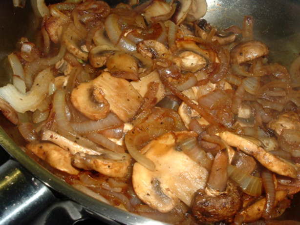 Pan Fried Onions And Mushrooms Recipe - Food.com