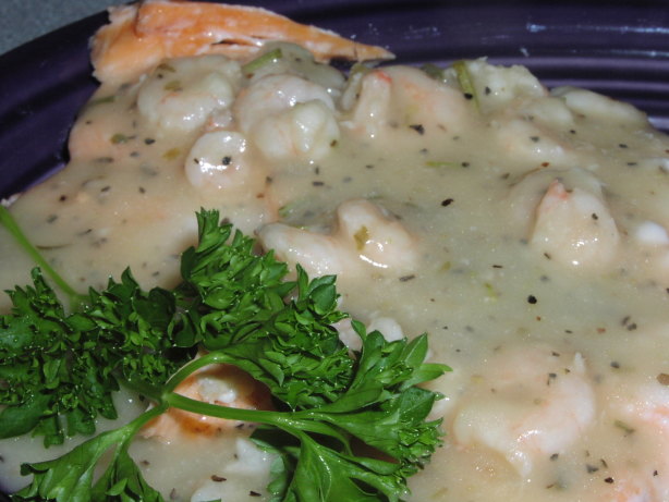 Salmon With Herb-Shrimp Sauce Ww Recipe - Food.com