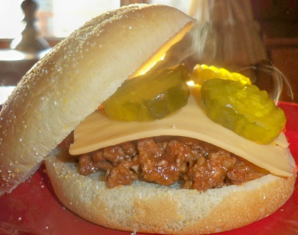 Lindas Sloppy Cheeseburger Joes Recipe Cheese Food