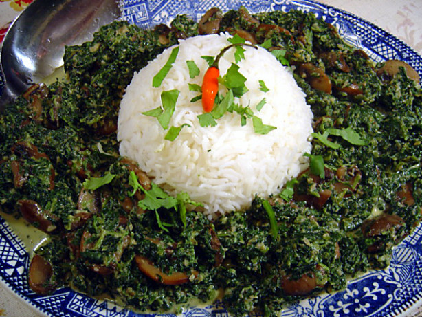 Saag Mushroom Recipe