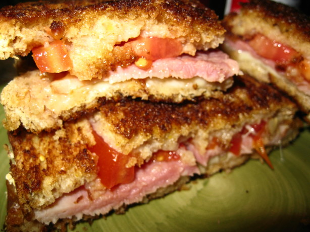 Grilled Ham And Gruyere Sandwiches Recipe