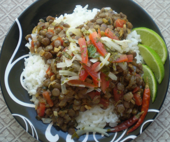 AjAndiacute; De Lentejas Bolivian Spicy Lentil Stew ...