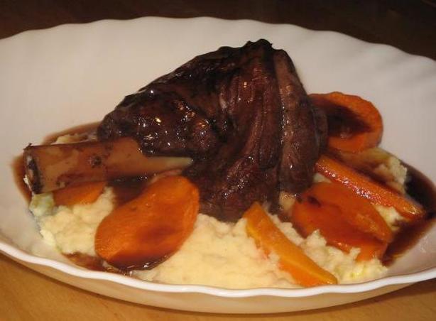 Braised Lamb Shanks With Caramelized Vegetables Recipe - Food.com