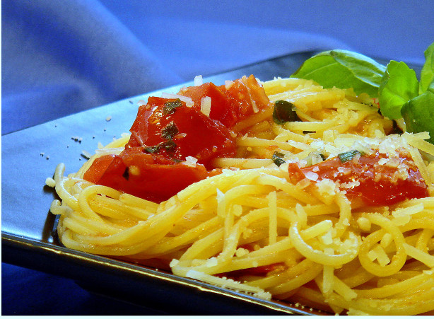 Angel Hair Pasta With Basil And Tomatoes Recipe 8483