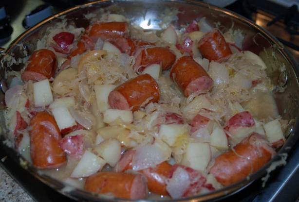 Smoked Sausage, Apples And Sauerkraut Recipe - Food.com