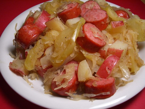 Smoked Sausage, Apples And Sauerkraut Recipe - Food.com
