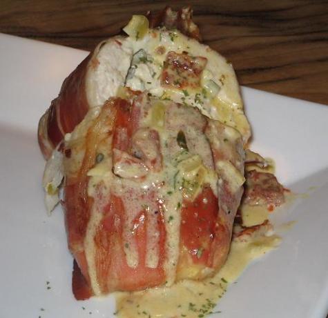 Shrimp-Stuffed Chicken With Cream Sauce Recipe - Food.com