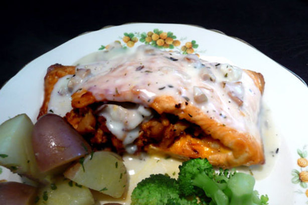 Mushroom Stuffed Salmon Fillet Recipe - Food.com