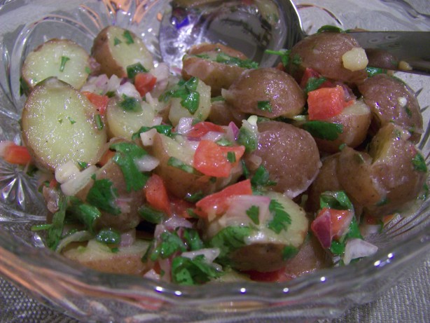 Southwest Potato Salad With Lime Cilantro Vinaigrette Recipe