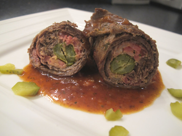 Moms Traditional German Beef Rouladen Rinderrouladen Recipe Food Com