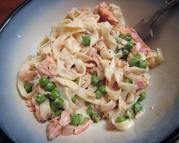 Lightened Up Creamy Smoked Salmon Fettuccine Recipe - Food.com