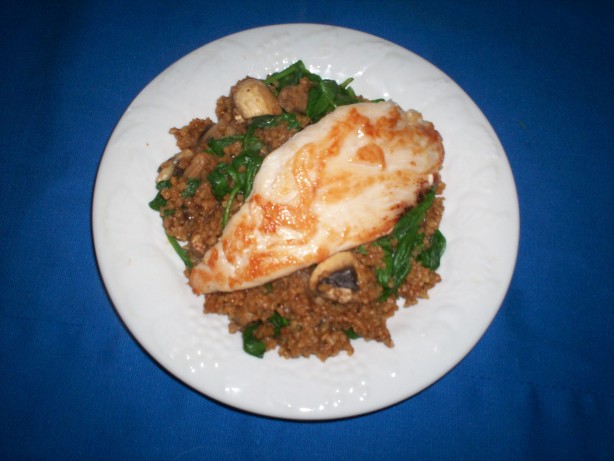 Chicken Tenders With Lemon-Spinach Rice Recipe - Food.com