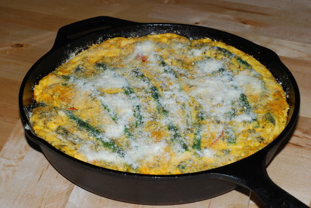 Spring Vegetable Frittata Low Fat Low Cal Recipe 