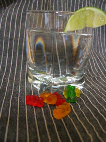 recipe bear gummy cocktail clear box