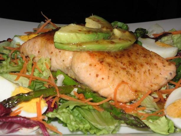 Grilled Salmon And Asparagus Salad Recipe - Food.com