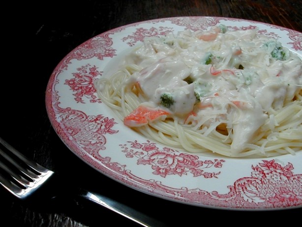 Angel Hair Pasta And Crab With Alfredo Sauce Recipe - Food.com