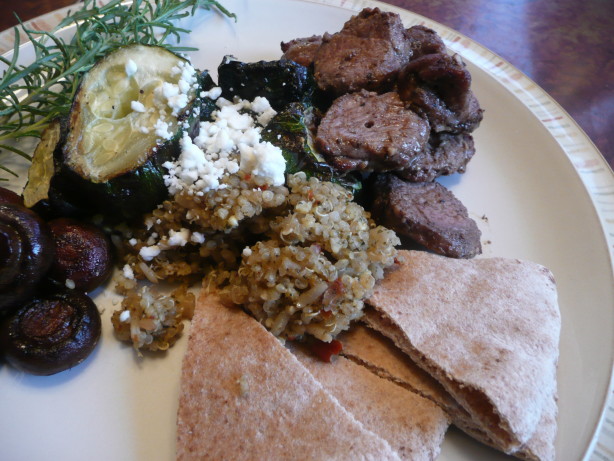 Spicy Lamb Shish Kebabs With Greek Pita Bread Recipe - Food.com