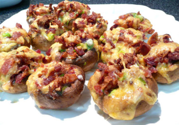 Bacon Stuffed Mushrooms Recipe - Food.com