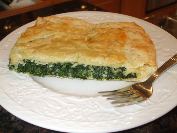 Spinach Pie In Puff Pastry Spanakopita) Recipe - Food.com