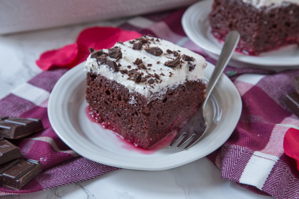 Red Velvet Pudding Cake Recipe