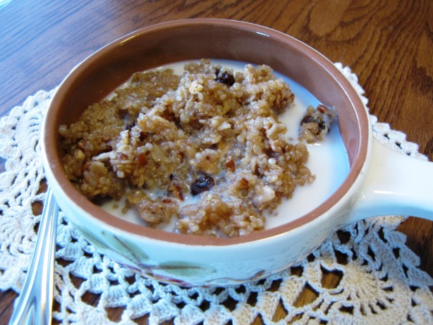Raisin Spice Hot Cereal With Quinoa Recipe - Low ...