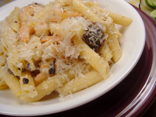 Creamy creamy food pasta recipe Food.com Recipe Mushroom Seafood  And Pasta network seafood