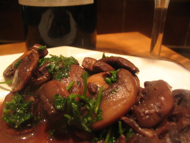Sauteed Mushrooms With Red Wine Recipe - Food.com