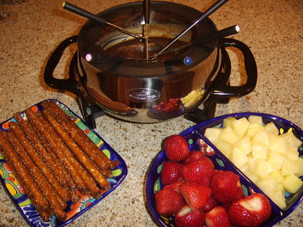 Chocolate Cream Cheese Fondue Chocolate Cream Cheese Fondue