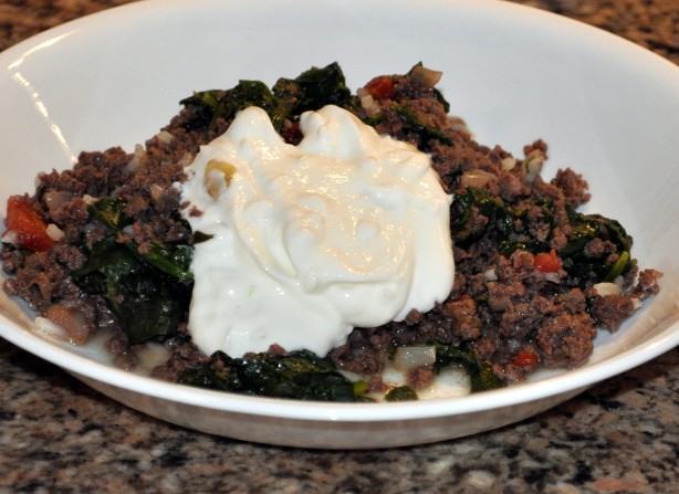 Spinach With Ground Beef Recipe - Food.com