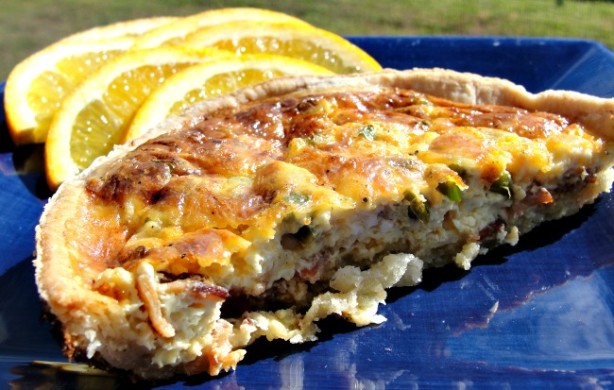 recipes food quiche  network And bacon Green  Bacon Quiche Chile Food.com Recipe