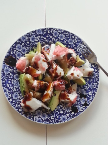 Fake Sushi Salad With Imitation Crab Recipe - Food.com