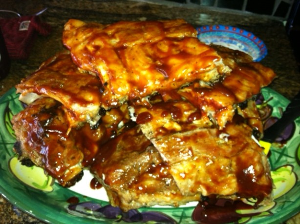 Fall Off The Bone Barbecued Baby Back Ribs Recipe - Food.com