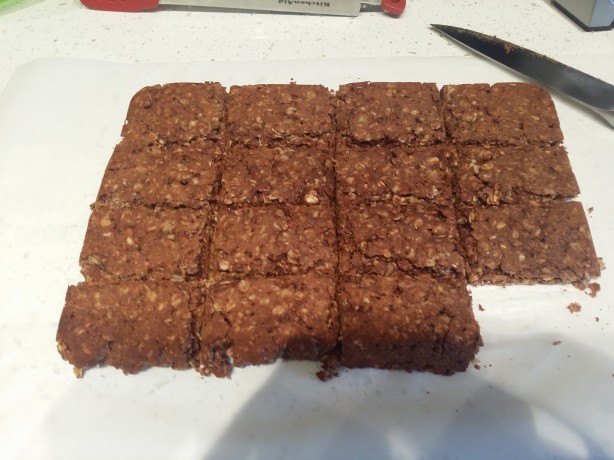 Peanut Chocolate butter  Bars Recipe   Protein recipe Oatmeal peanut honey Food.com Butter protein oats bar