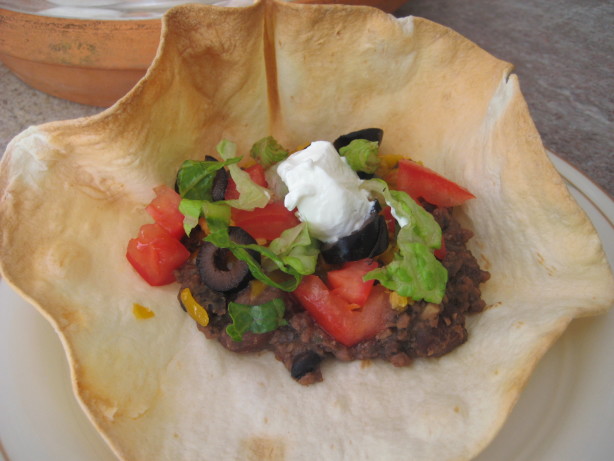 How To Make Baked Taco Salad Shell Bowls Recipe
