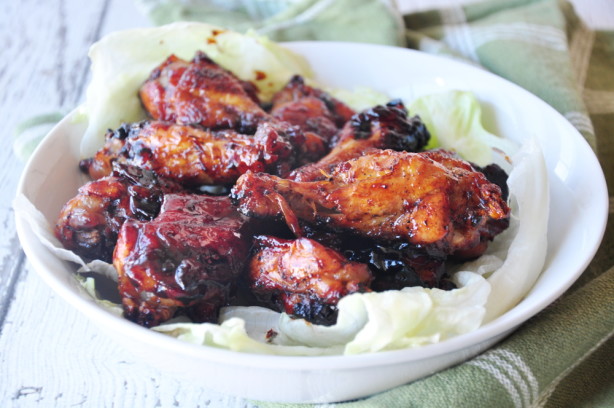 Chicken Wings In Honey BBQ Sauce Recipe - Food.com