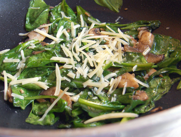 Sauteed Spinach With Mushrooms And Garlic Recipe - Food.com