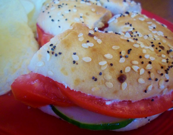 Vegetarian Bagel Sandwich Recipe - Food.com Vegetarian Bagel Sandwich Recipe - Food.com