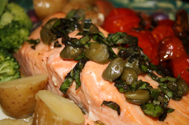 Baked Salmon With Caper Sauce Recipe - Food.com