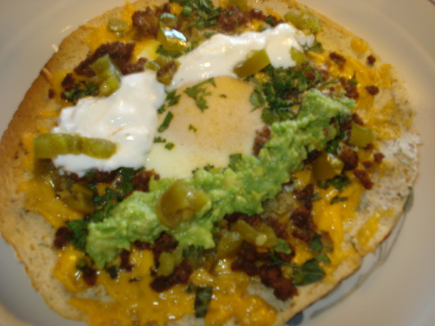Baked Eggs On Tortillas Recipe - Food.com