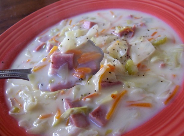 Creamy Cabbage And Ham Soup Recipe - Food.com