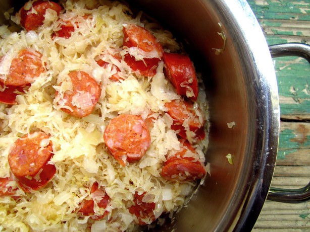 Crock Pot Kielbasa And Sauerkraut Recipe - Food.com