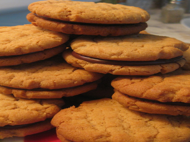 Fudge Filled Peanut Butter Cookies Recipe