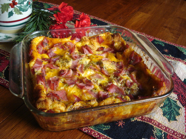 Christmas Breakfast Bacon Casserole Recipe