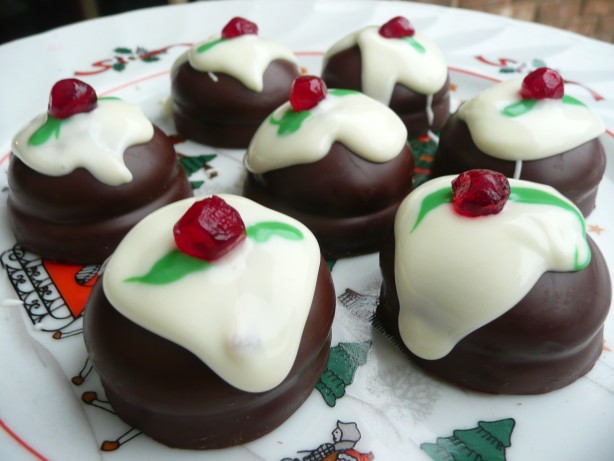 mini christmas puddings