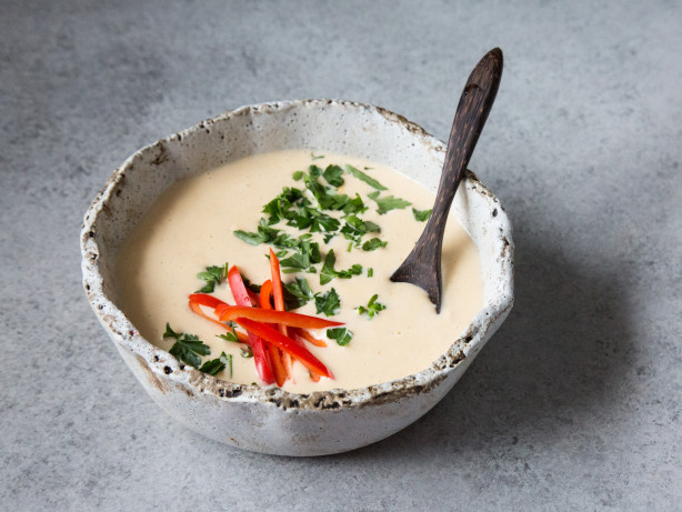 Cheesy Mayan Maize Soup