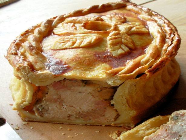 Old English Posh Picnic Raised Chicken And Ham Pie Recipe