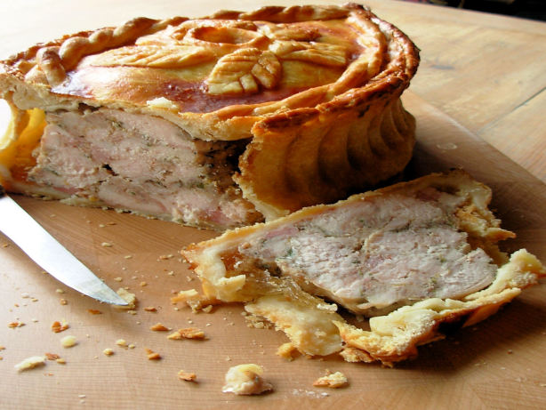 Old English Posh Picnic Raised Chicken And Ham Pie Recipe