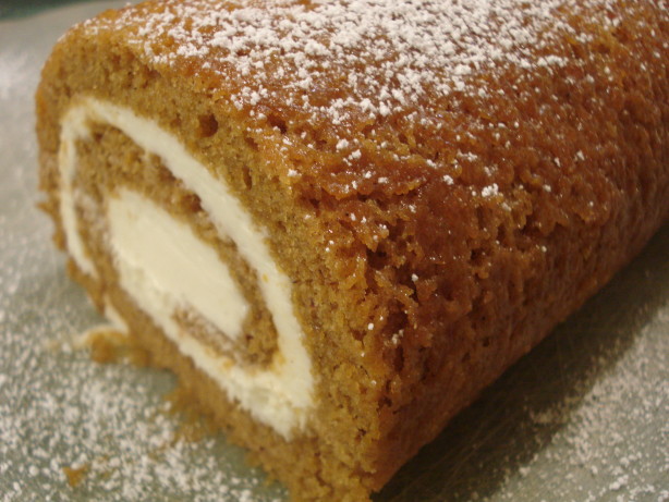 Pumpkin Roll With Cream Cheese Recipe